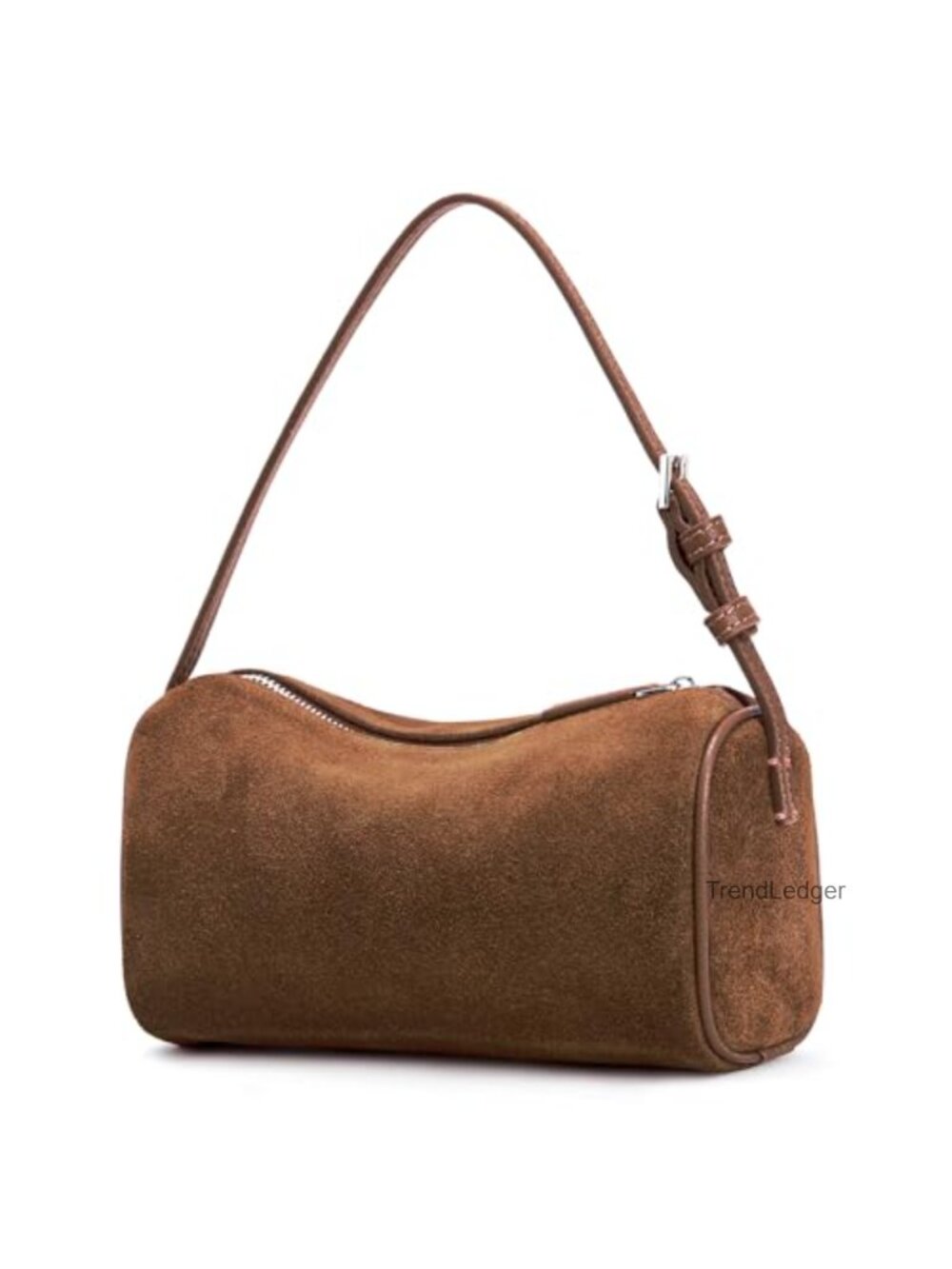 Genuine Leather Crossbody Bag Small Barrel Purse for Women Hobo Handbag